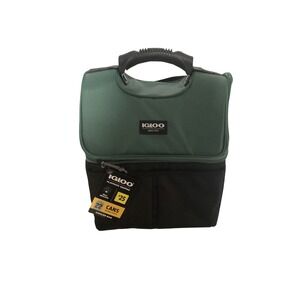 Igloo Playmate Gripper‎ Cooler Bag 22 Can Insulated Green Black
